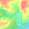 Ушур topographic map, elevation, terrain