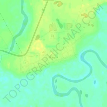 Лариха topographic map, elevation, terrain
