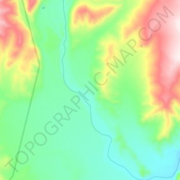 Карахоль topographic map, elevation, terrain