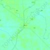 崇礼乡 topographic map, elevation, relief