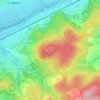 Gartenberg topographic map, elevation, relief