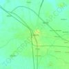 Phagwara topographic map, elevation, relief