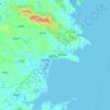 荣成市 topographic map, elevation, relief