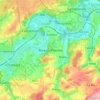 Aiseau-Presles topographic map, elevation, relief