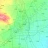 许昌市 topographic map, elevation, relief
