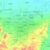 潍坊市 topographic map, elevation, relief