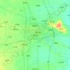 源汇区 topographic map, elevation, relief