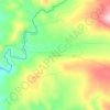 Demircidere topographic map, elevation, relief