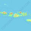 West Nusa Tenggara topographic map, elevation, relief