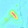 芒砀山 topographic map, elevation, relief