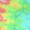 Monte Calvario topographic map, elevation, relief