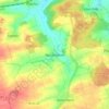Nordstetten topographic map, elevation, relief