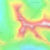 Vetle Skagastølstind topographic map, elevation, relief