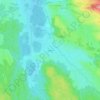 Heggen topographic map, elevation, relief