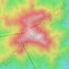泰山 topographic map, elevation, relief