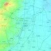 邯郸市 topographic map, elevation, relief