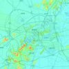 徐州市 topographic map, elevation, relief
