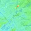 Beringen topographic map, elevation, relief