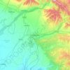 Pathankot topographic map, elevation, relief