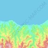 Giresun topographic map, elevation, relief