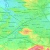 Swindon topographic map, elevation, relief