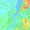 Sandnes topographic map, elevation, relief