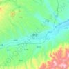 洛宁县 topographic map, elevation, relief