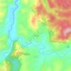 Alihocalar topographic map, elevation, relief