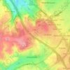Hondsrug topographic map, elevation, relief