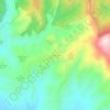 Ortaoba topographic map, elevation, relief