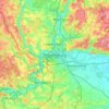 Rgbg topographic map, elevation, relief