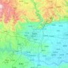 济源市 topographic map, elevation, relief