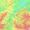 Devrek topographic map, elevation, relief