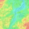 Lechbruck a.See topographic map, elevation, relief