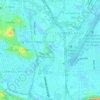 Kennedy topographic map, elevation, relief