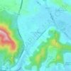 Los Ceibos topographic map, elevation, relief