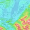 Schwangau topographic map, elevation, relief
