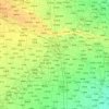 商丘市 topographic map, elevation, relief