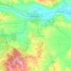 Odunpazarı topographic map, elevation, relief
