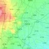 尉氏县 topographic map, elevation, relief