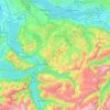 Schwyz topographic map, elevation, relief