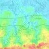 Plerguer topographic map, elevation, relief