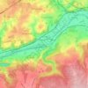 Flémalle topographic map, elevation, relief