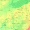 Ohio topographic map, elevation, relief