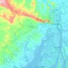 Guayaquil topographic map, elevation, relief