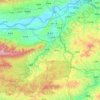 灵宝市 topographic map, elevation, relief