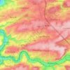 Sprimont topographic map, elevation, relief