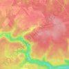 Buzenol topographic map, elevation, relief