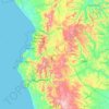 Jipijapa topographic map, elevation, relief