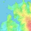 Saint-Briac-sur-Mer topographic map, elevation, relief
